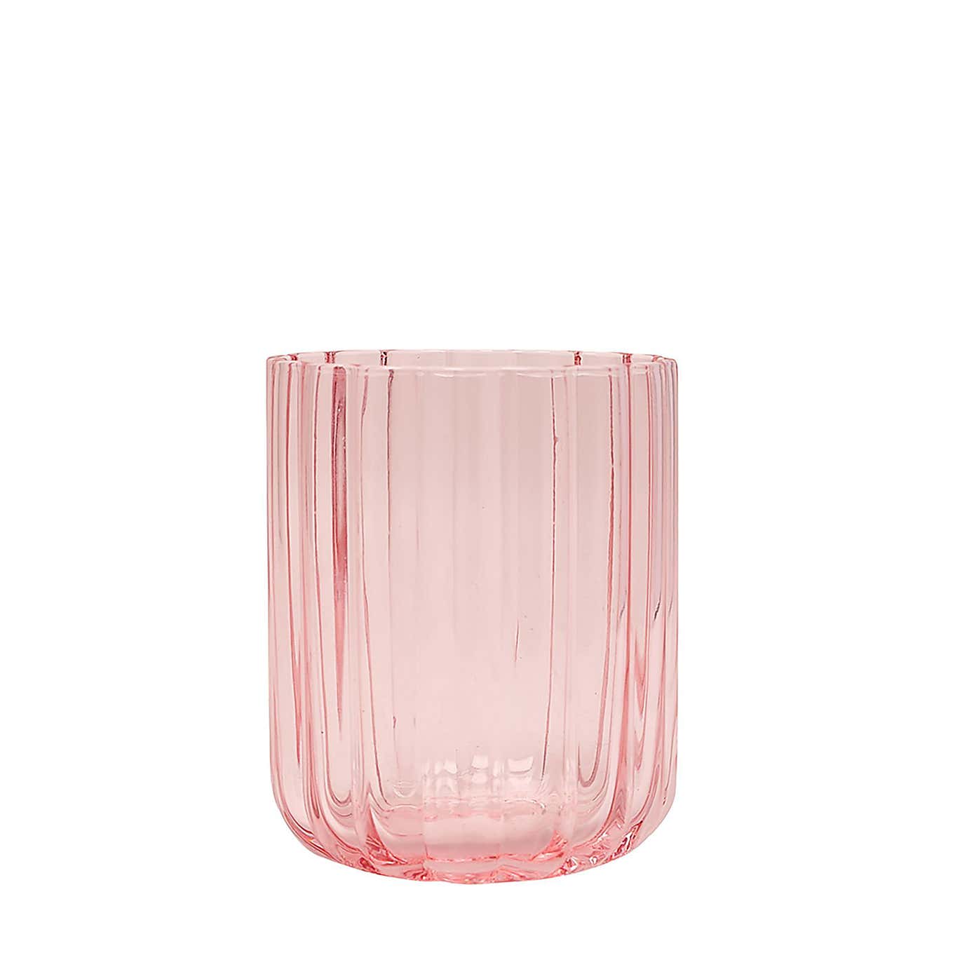Hestia Set of 2 Scalloped Small Glass Tumblers