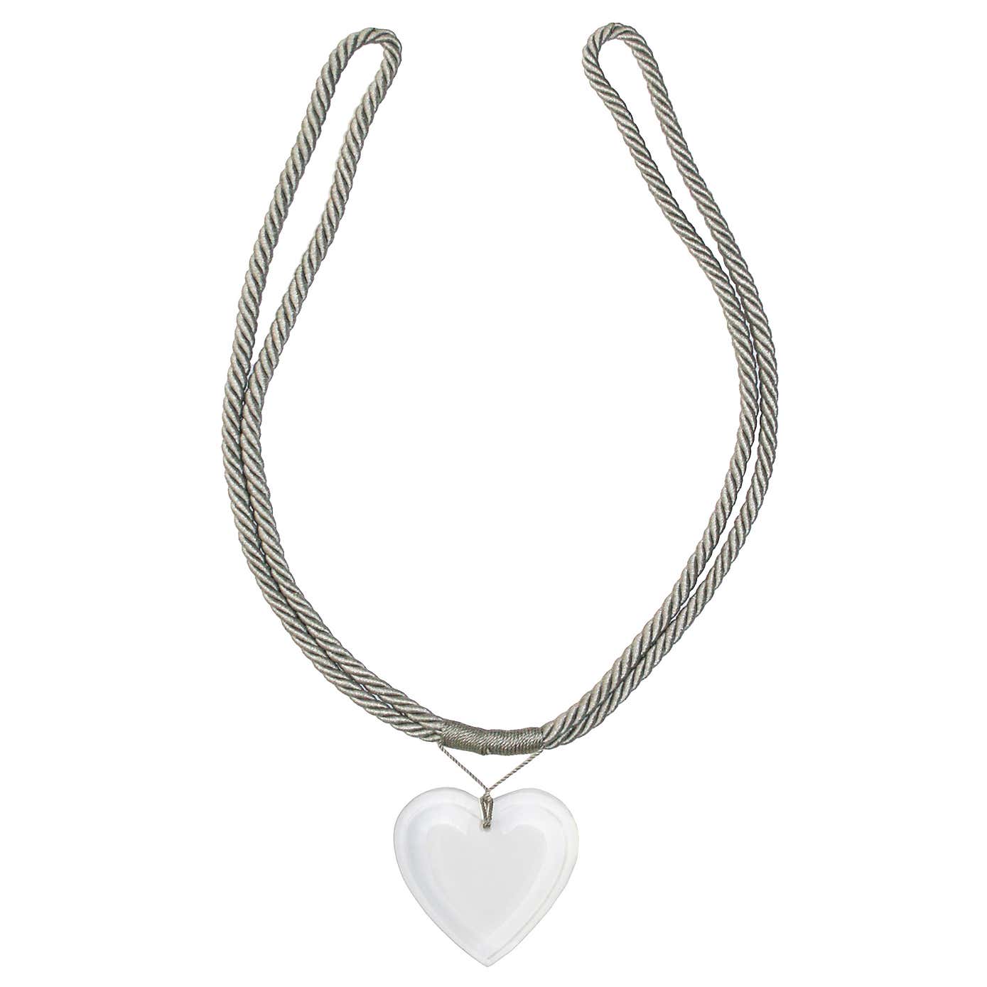 Acrylic Heart Tieback