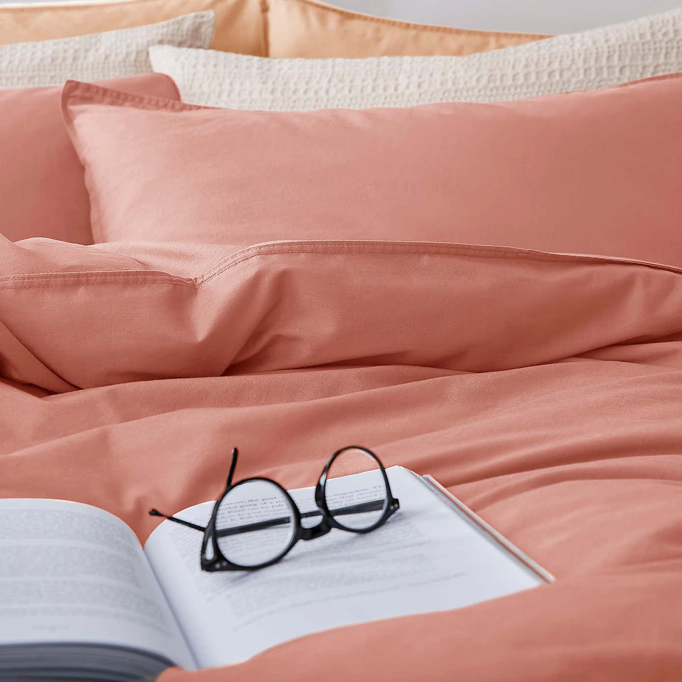 Recycled Cotton Duvet Cover and Pillowcase Set