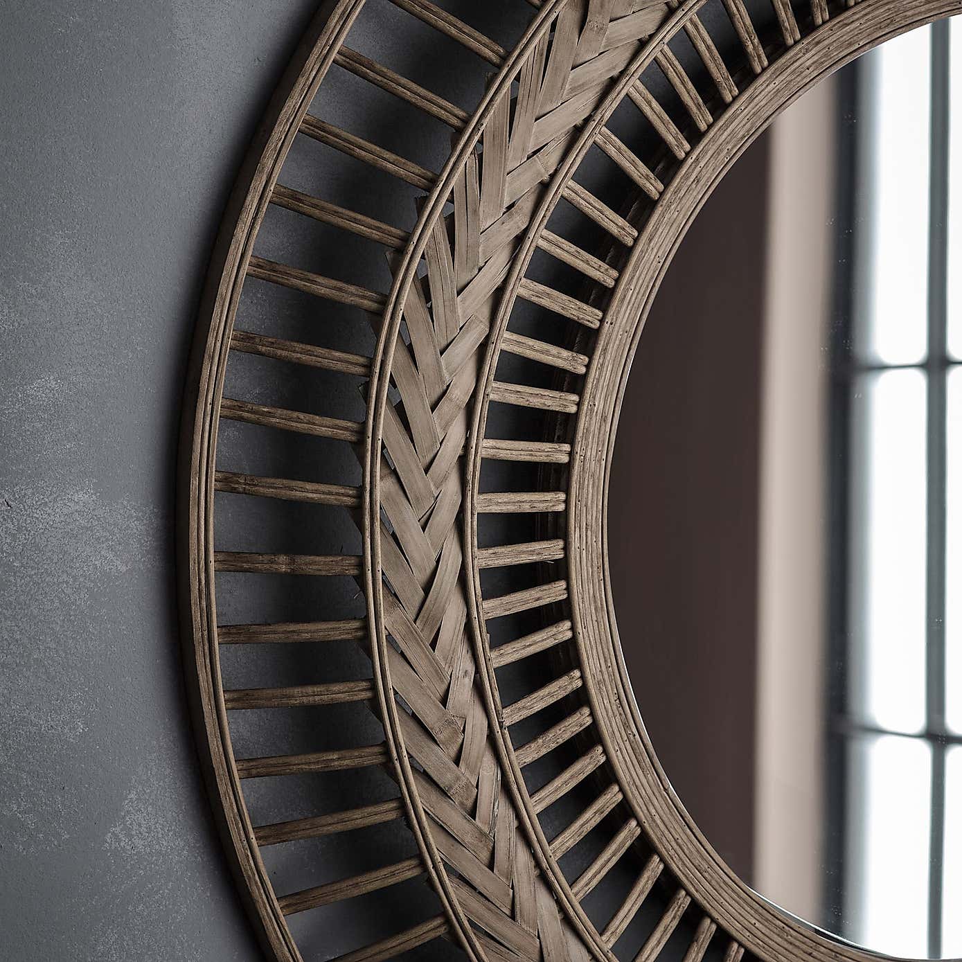 Zarand Wire Round Wall Mirror