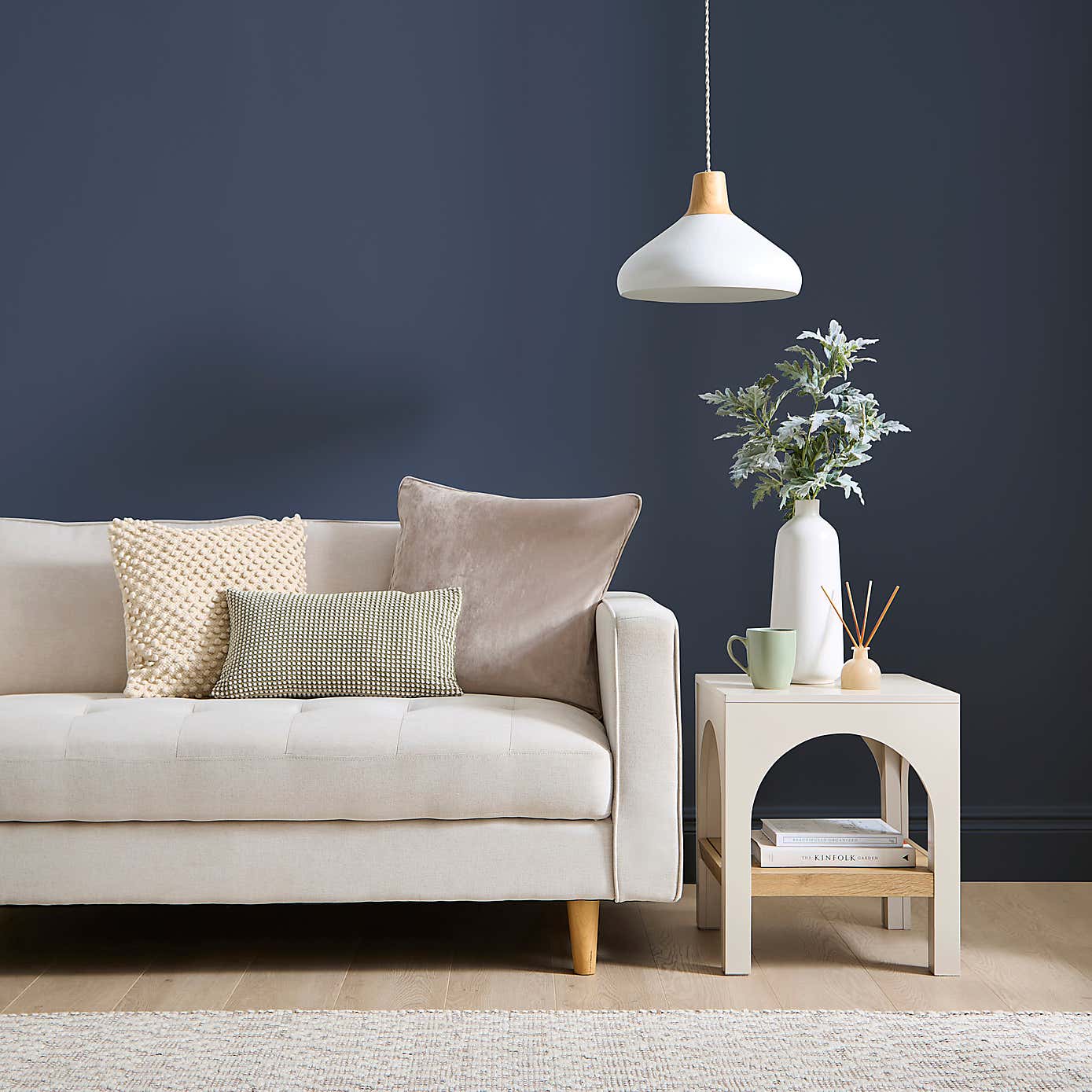 Dunelm Ink Blue Matte Emulsion Paint
