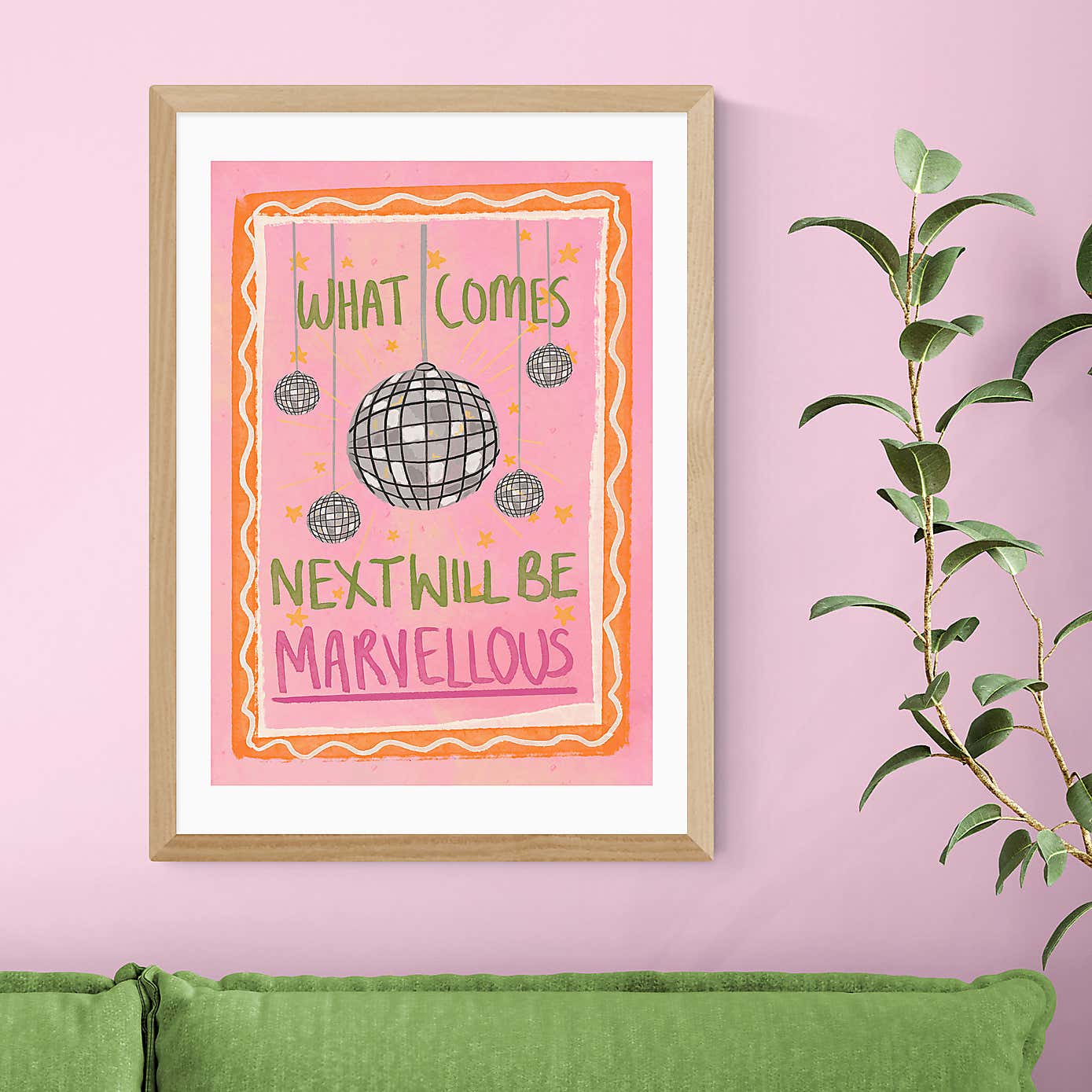 East End Prints What Comes Next Will Be Marvellous by Illustrated by Weezy Print