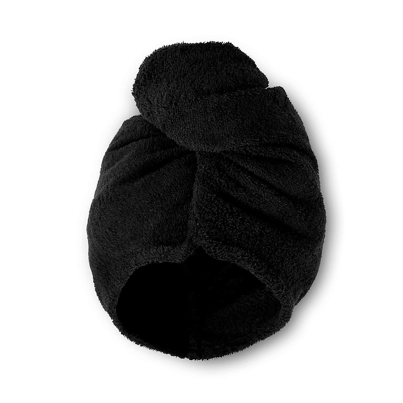 Set of 2 Catherine Lansfield Quick Dry Cotton Turbie Hair Towels