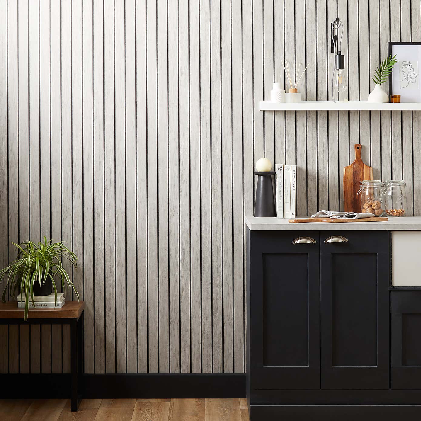 Wooden Panel Wallpaper