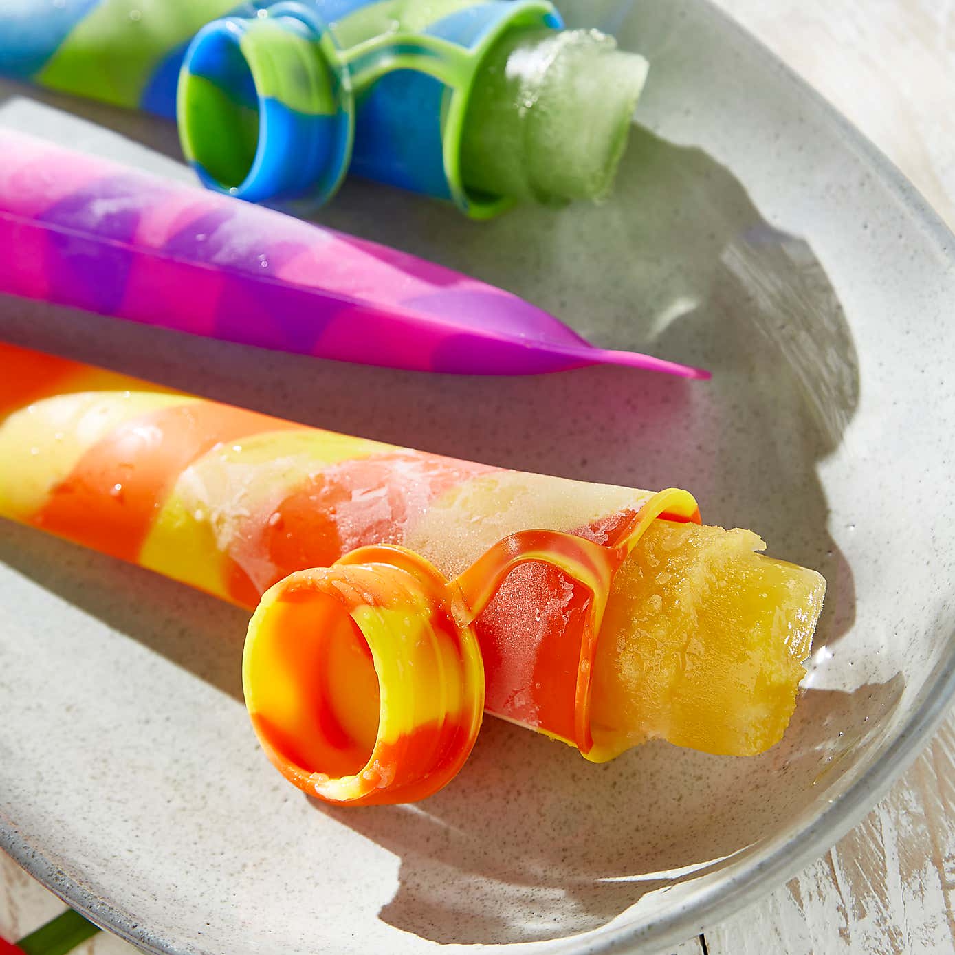 Set of 4 Silicone Push Up Popsicle Moulds