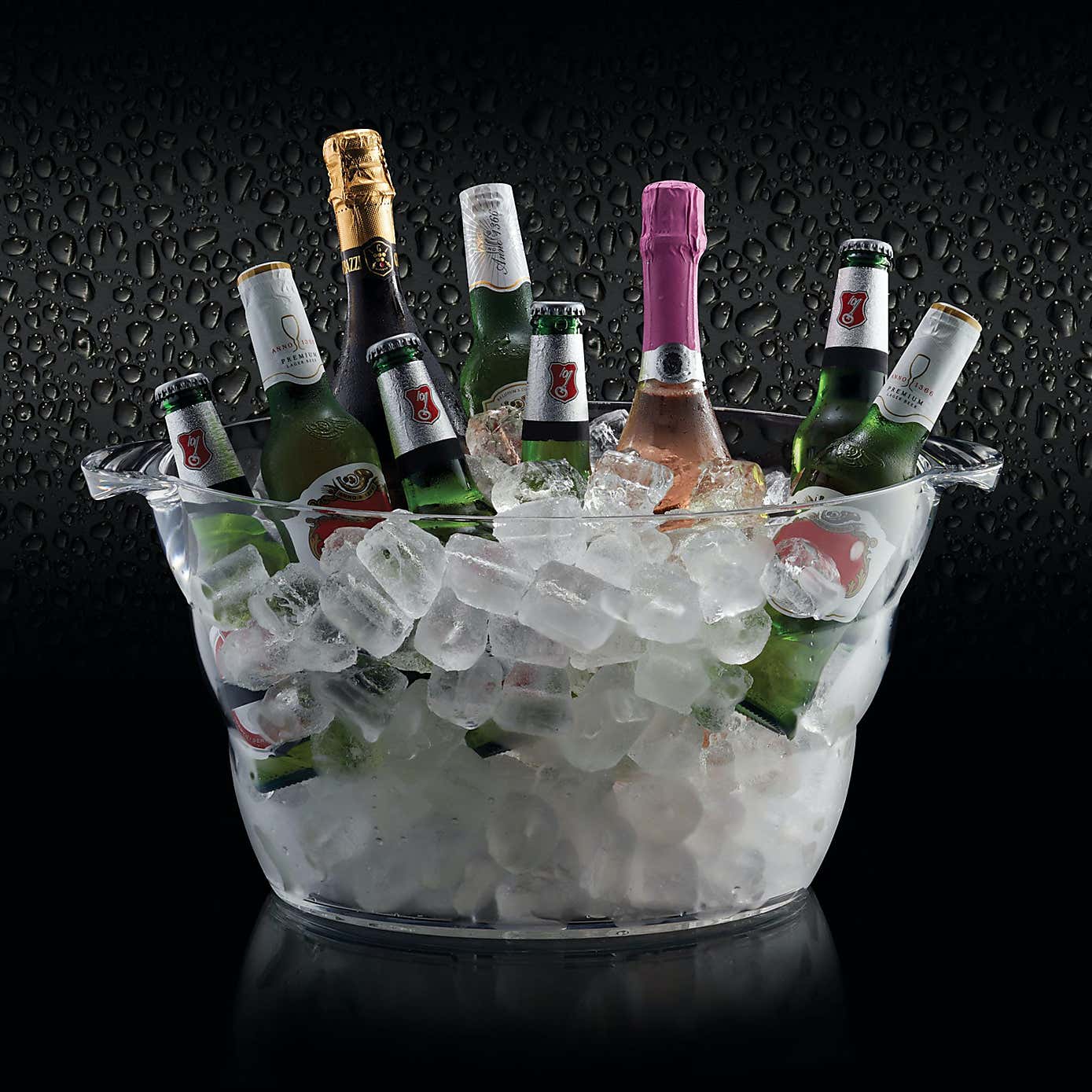 BarCraft Large Oval Drinks Cooler