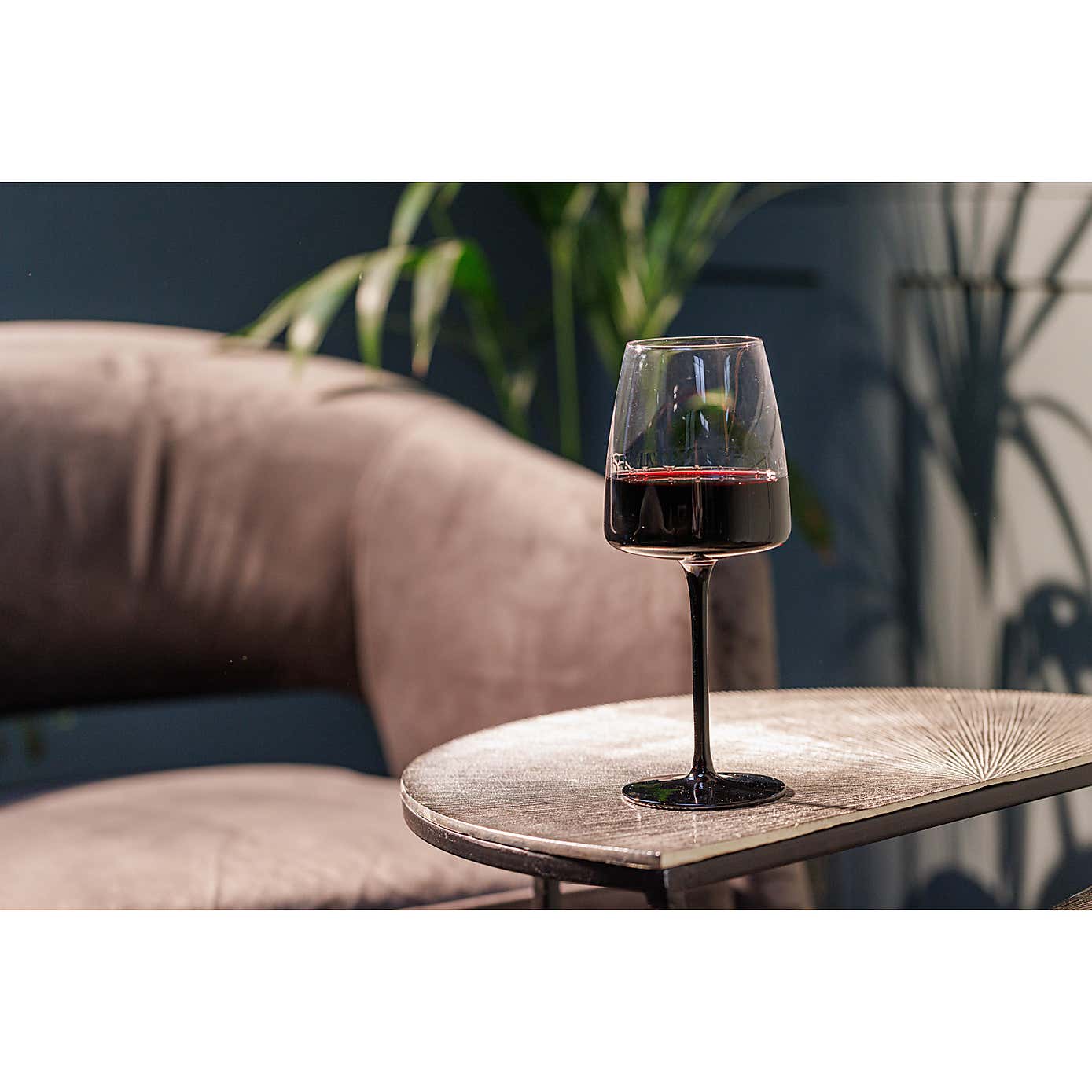 Mikasa Palermo Crystal Set of 4 Red Wine Glasses