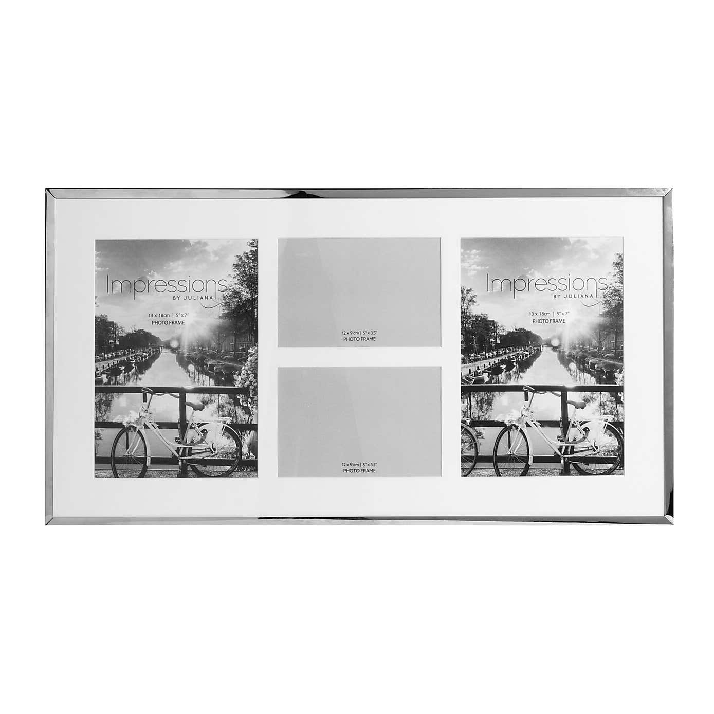 Silver Plated Multi Photo Frame