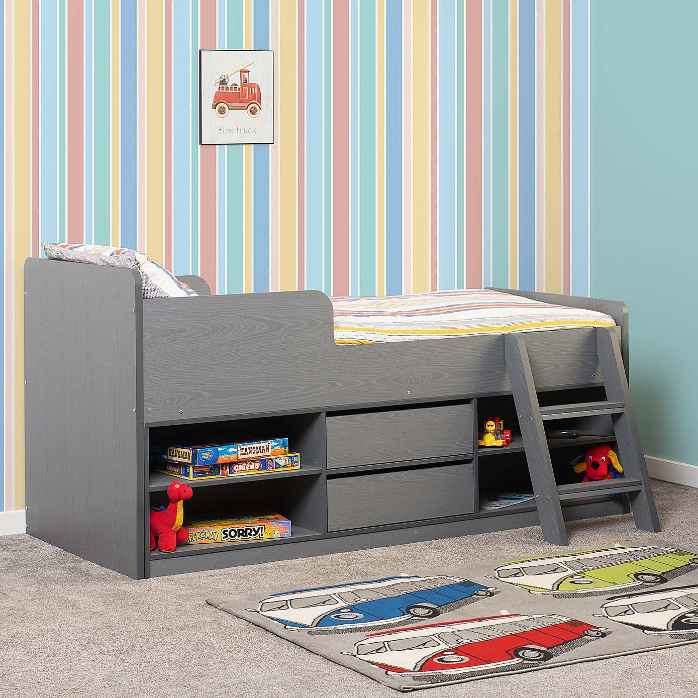 Felix Oak Low Sleeper Bed