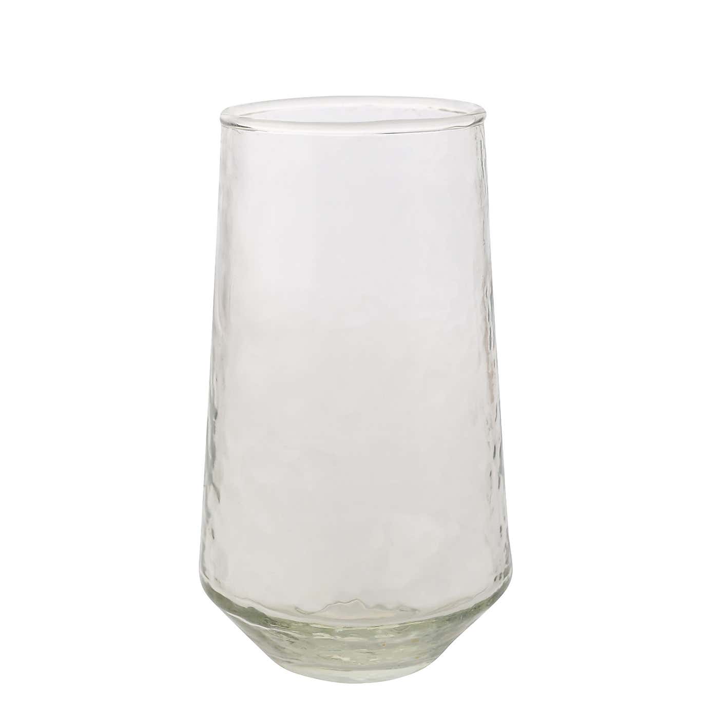 Hestia Set of 4 Hammered Highball Glasses