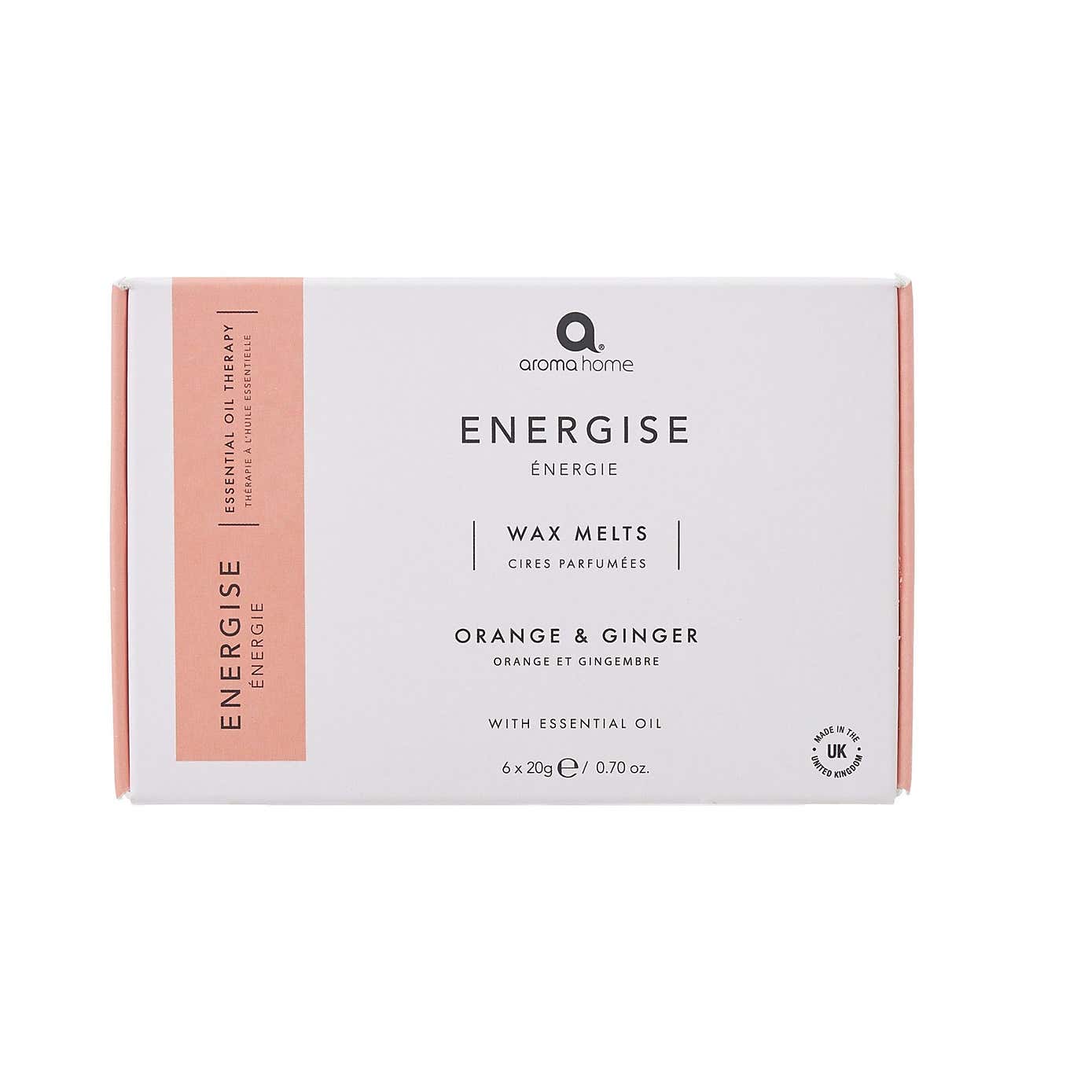 Upper Canada Aroma Home Energise Orange Ginger Wax Melts
