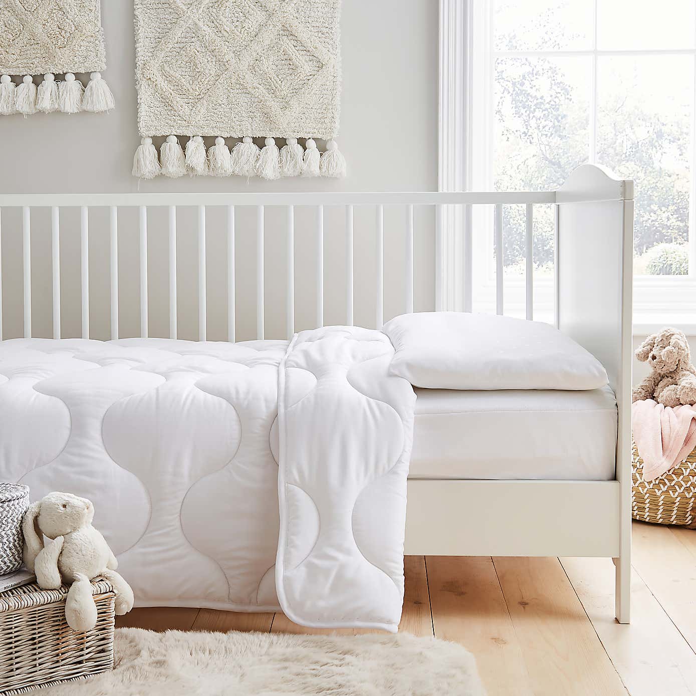 Fogarty Little Sleepers Soft Touch 7 Tog Cot Bed Duvet and Pillow Set