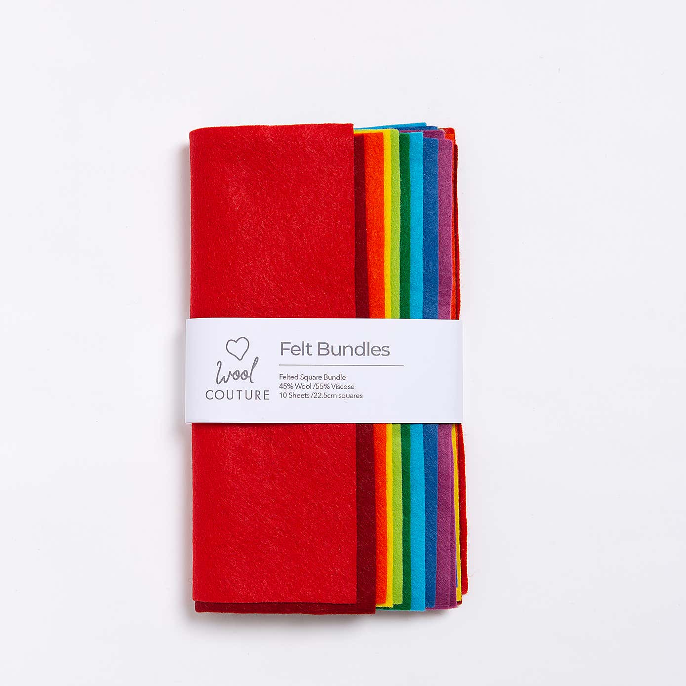 Wool Couture Rainbow Felt Bundle