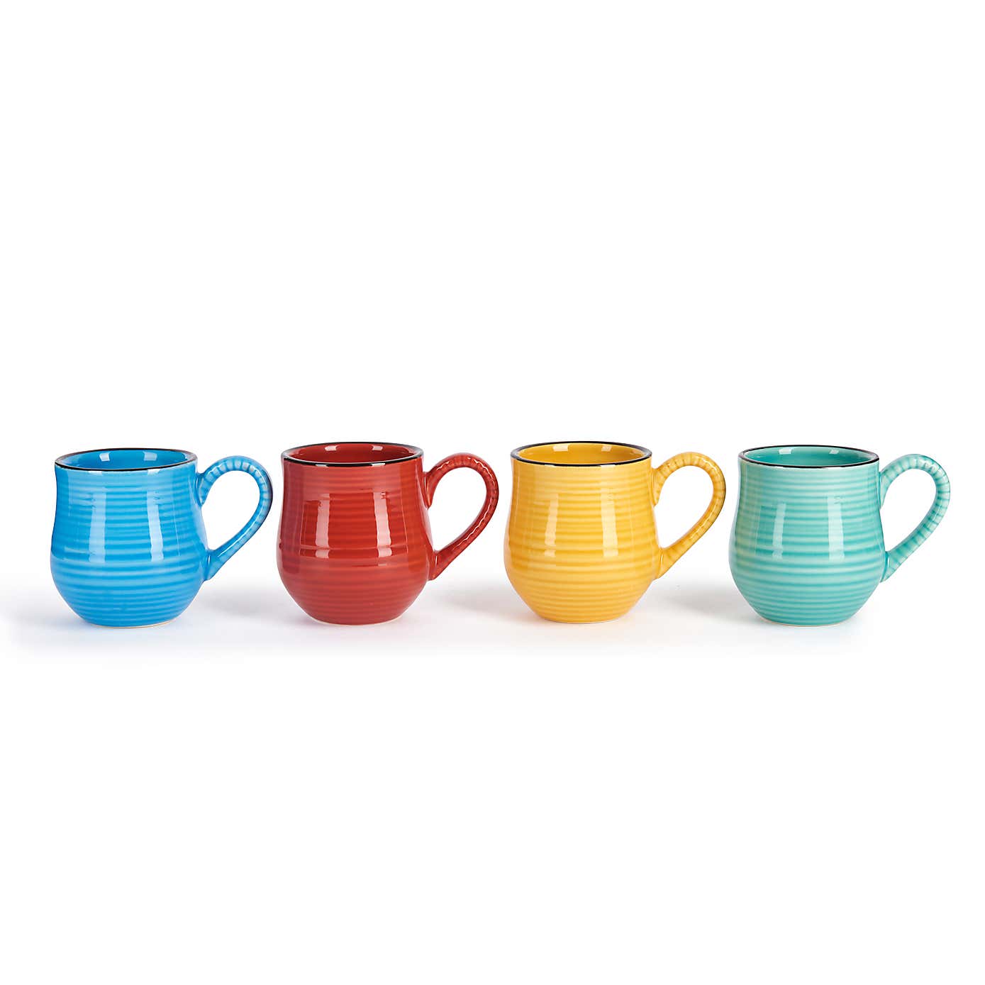 La Cafetiere Set of 4 Brights Espresso Mugs