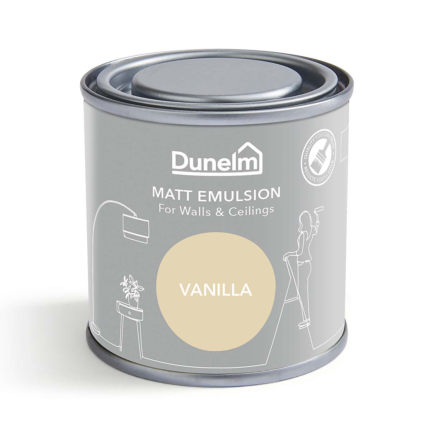 Dunelm Vanilla Matt Emulsion Paint