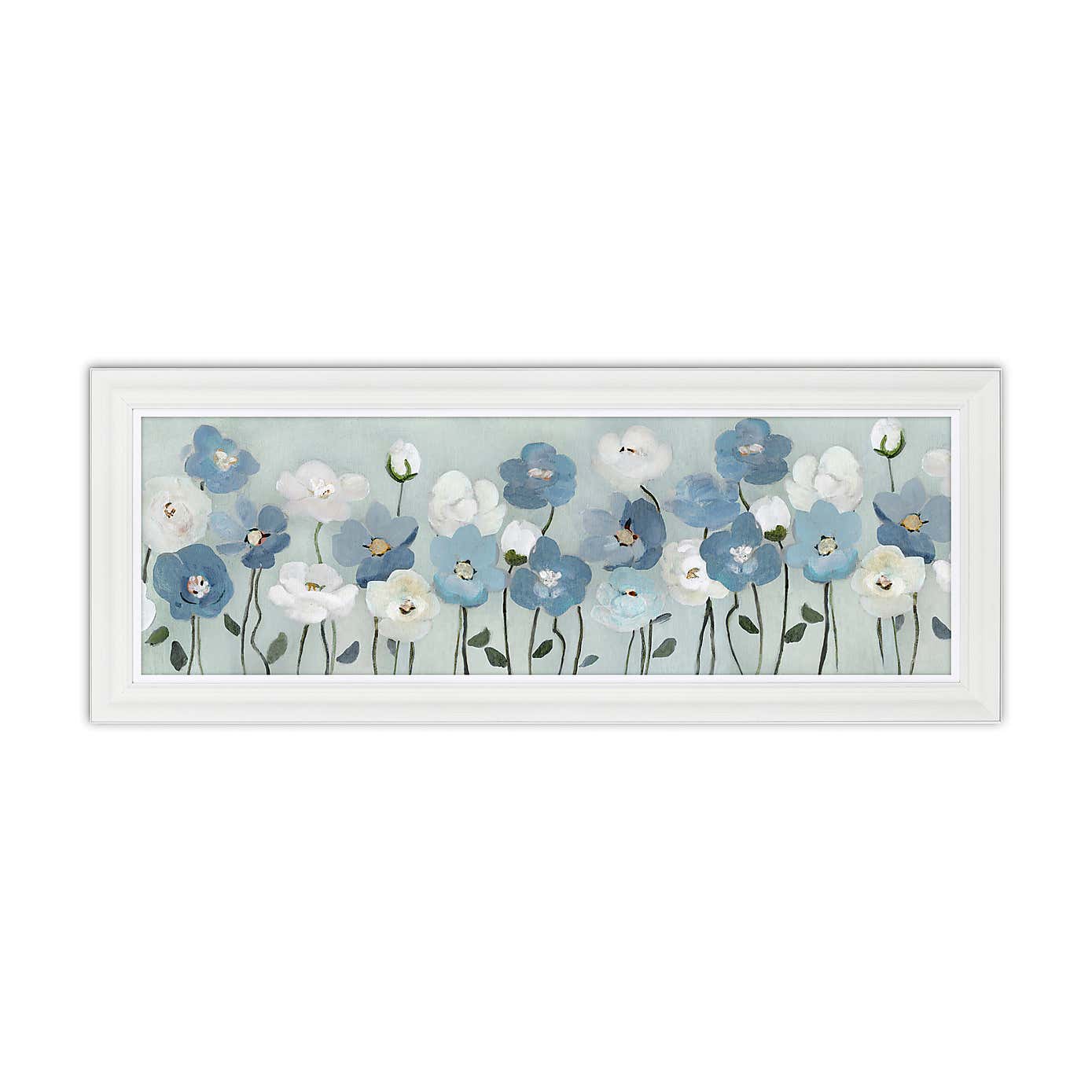 Blue Meadow Framed Print