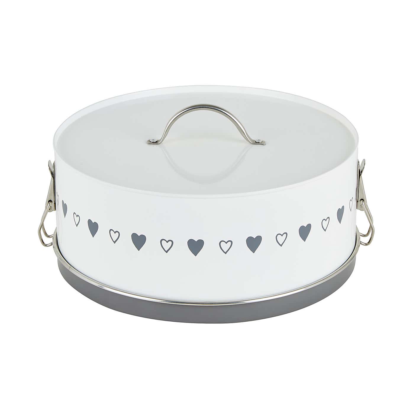 Dunelm Life Is What You Bake Of It Clip Top Cake Tin