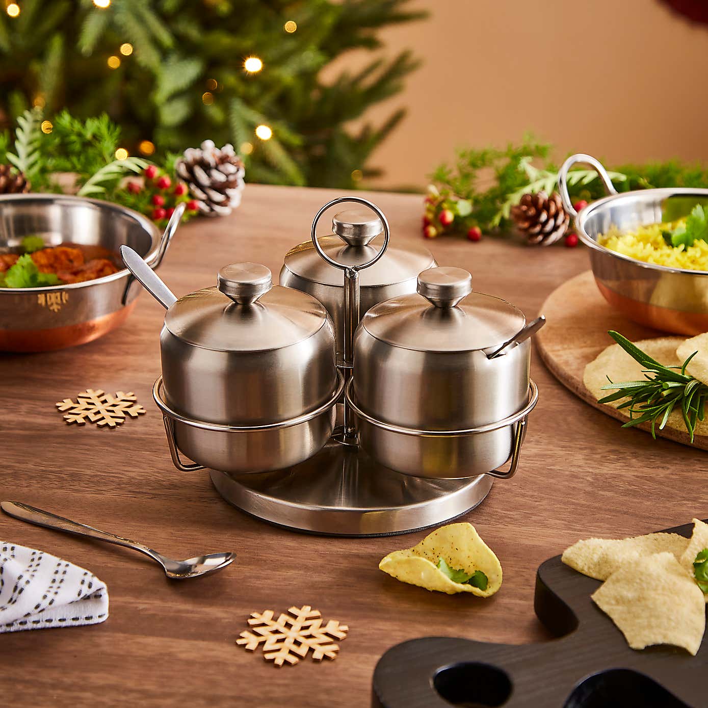 Trio Sauce Serving Set