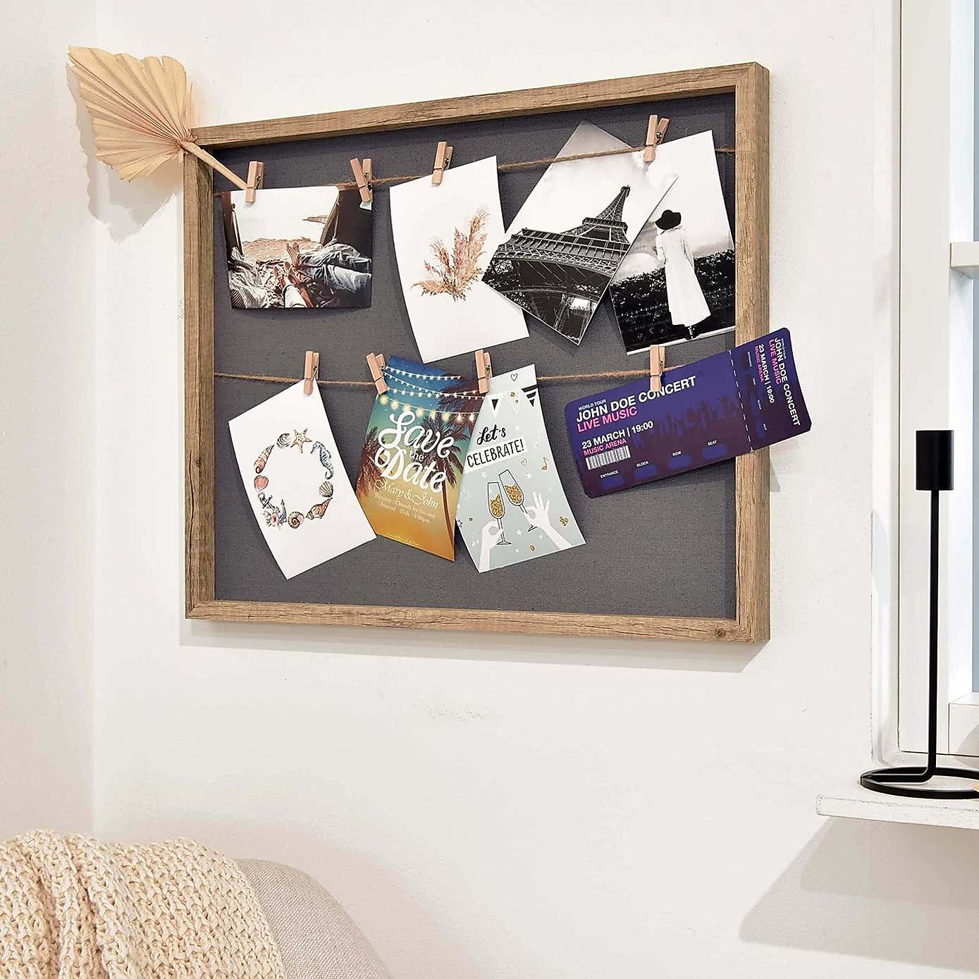 Nielsen 8 Picture Wooden Collage Clip Photo Frame
