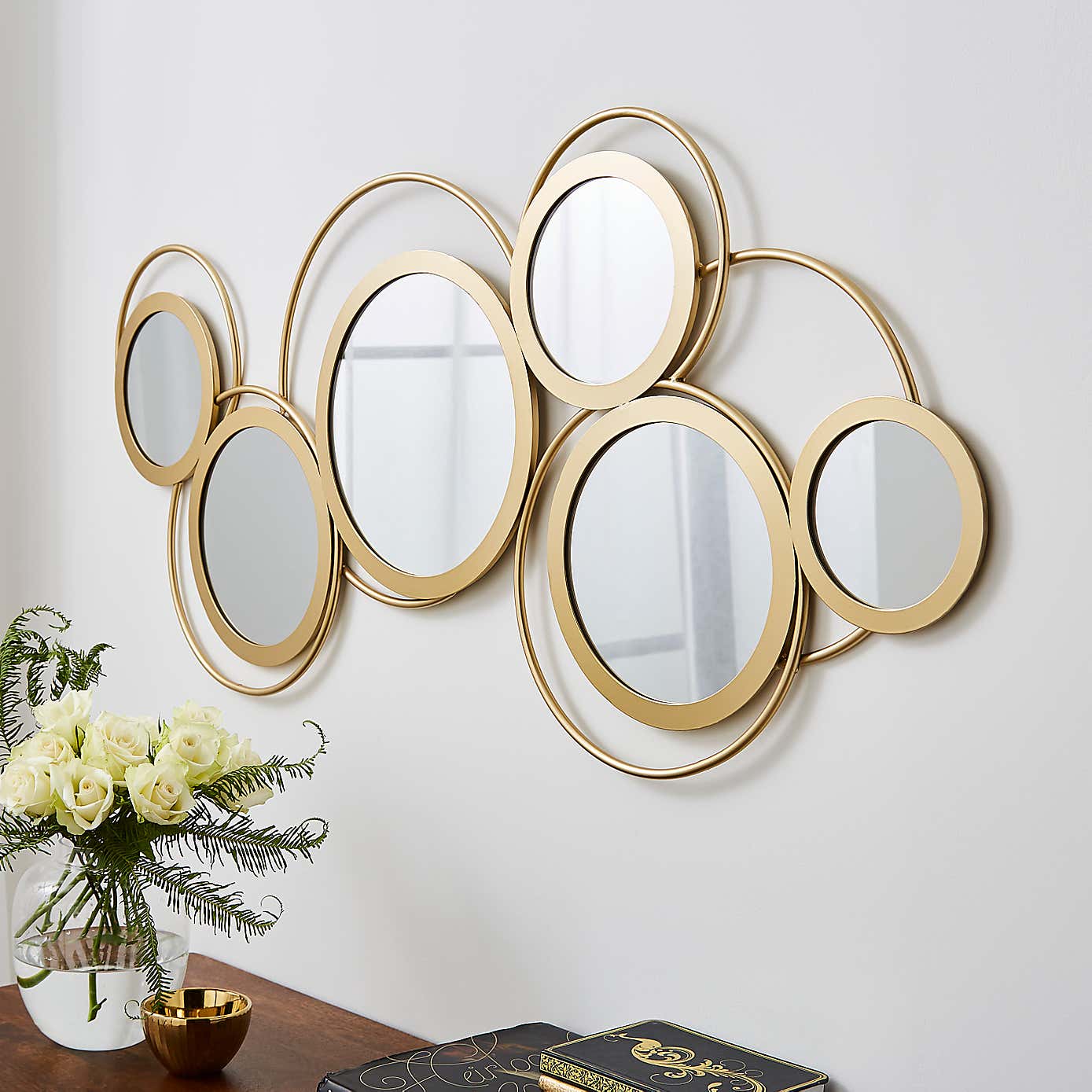 Indoor Outdoor Gold Luxe Wall Art 110cm