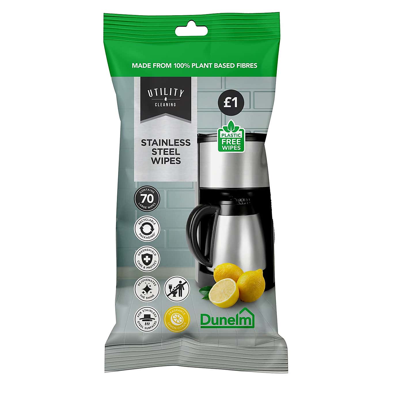 Plastic Free Stainless Steel Wipes