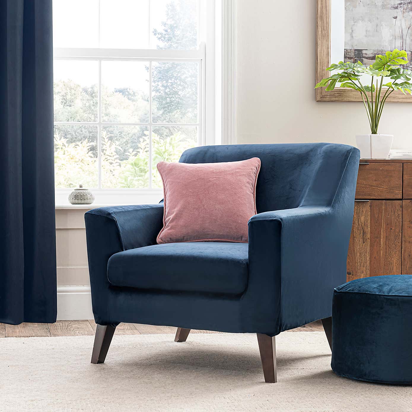 Isla Grey Single Arm Chair Cover