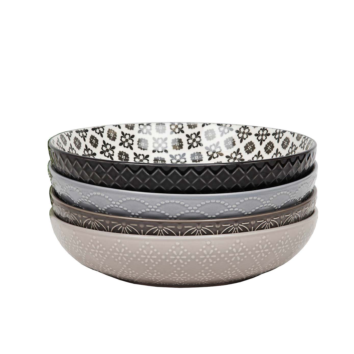 Hestia Set of 4 Tile Pasta Bowls