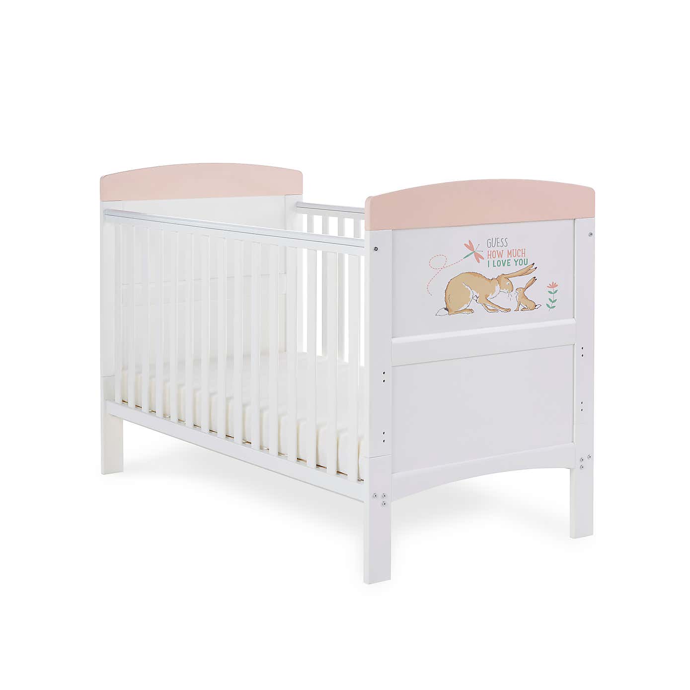OBaby Grace Inspire Guess I Can Hop Cot Bed