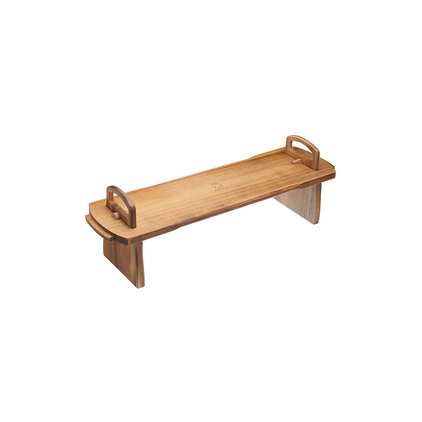 Artesà Acacia Wood Platform Platter Serving Board