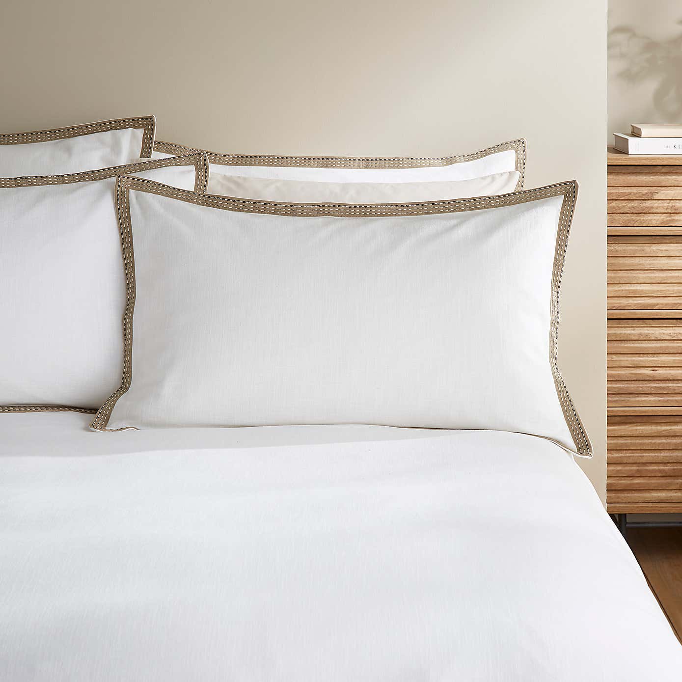 Prestbury Slub 100% Cotton Duvet Cover and Pillowcase Set
