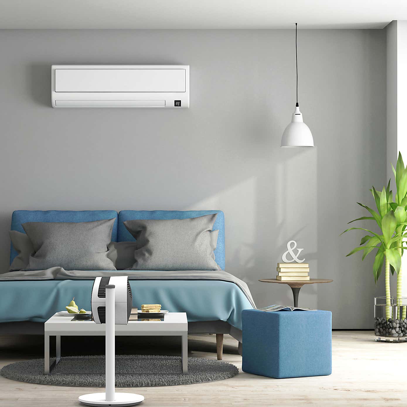 Air Shower Table Fan