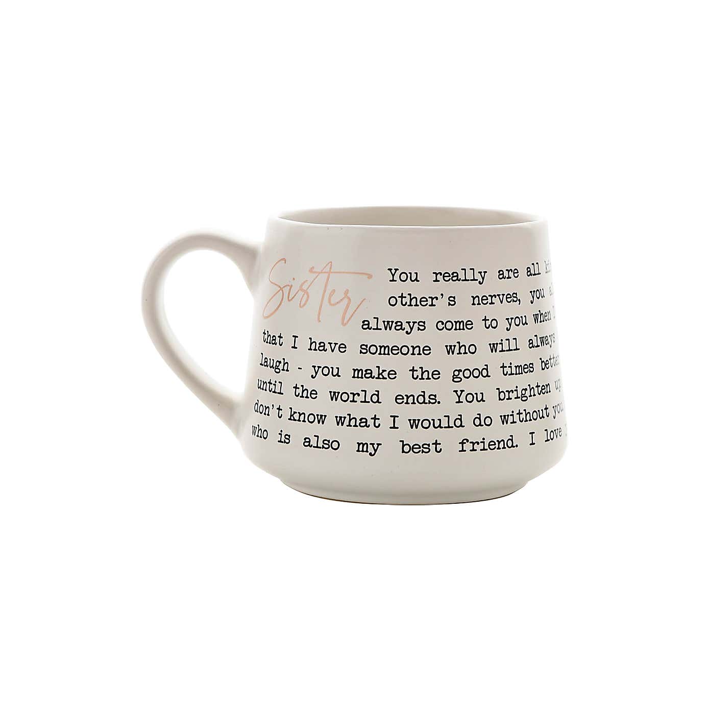 Moments Sister Stoneware Mug