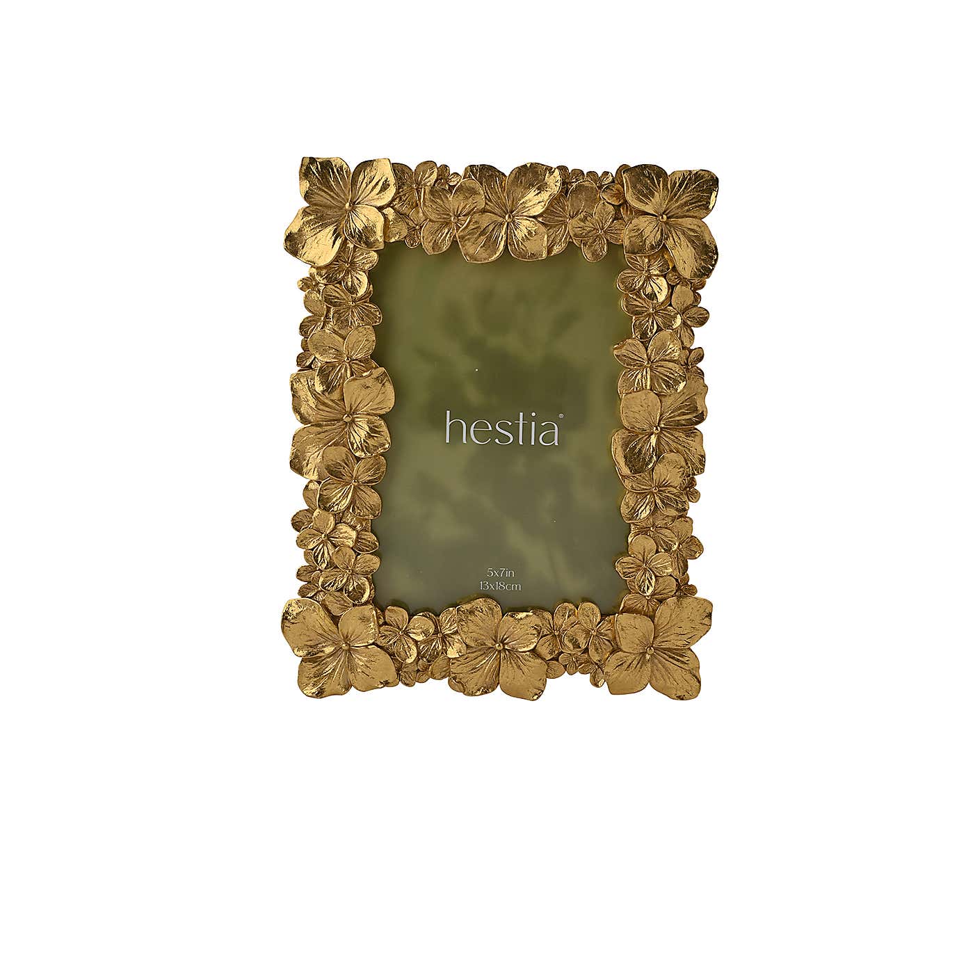 Hestia Gold Flower Photo Frame
