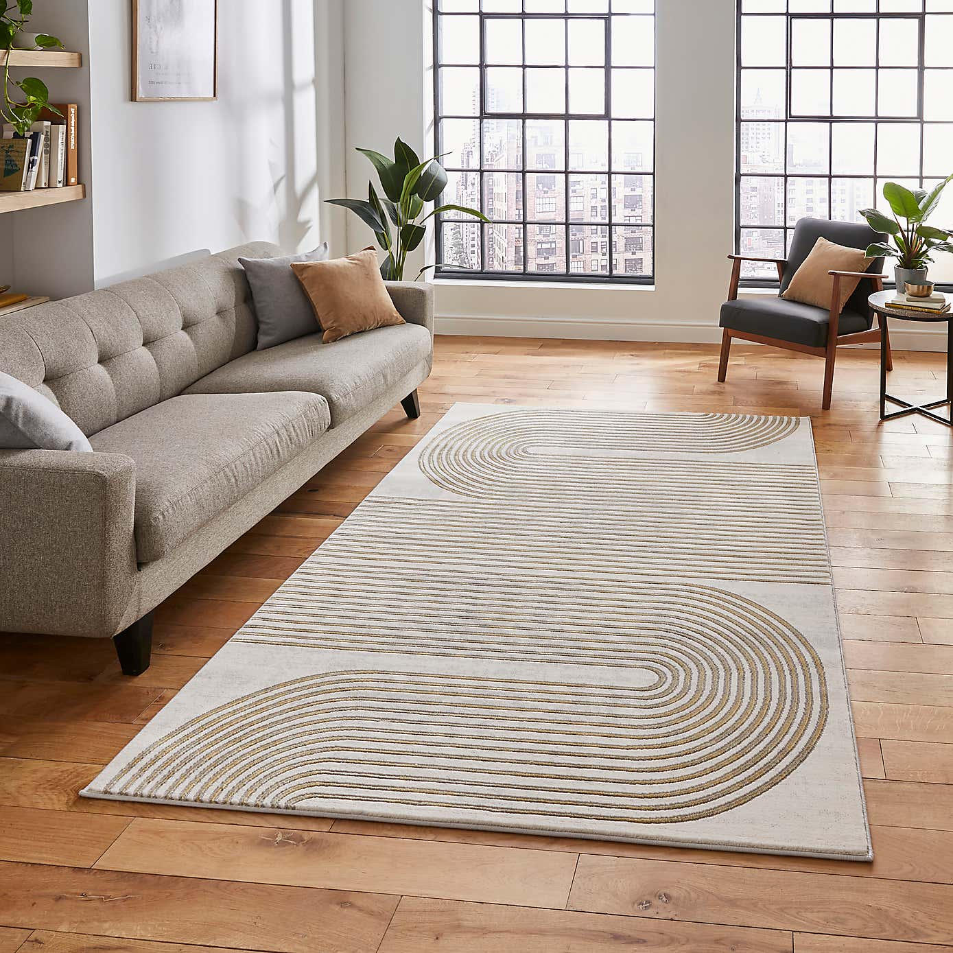 Apollo Swirl Washable Rug