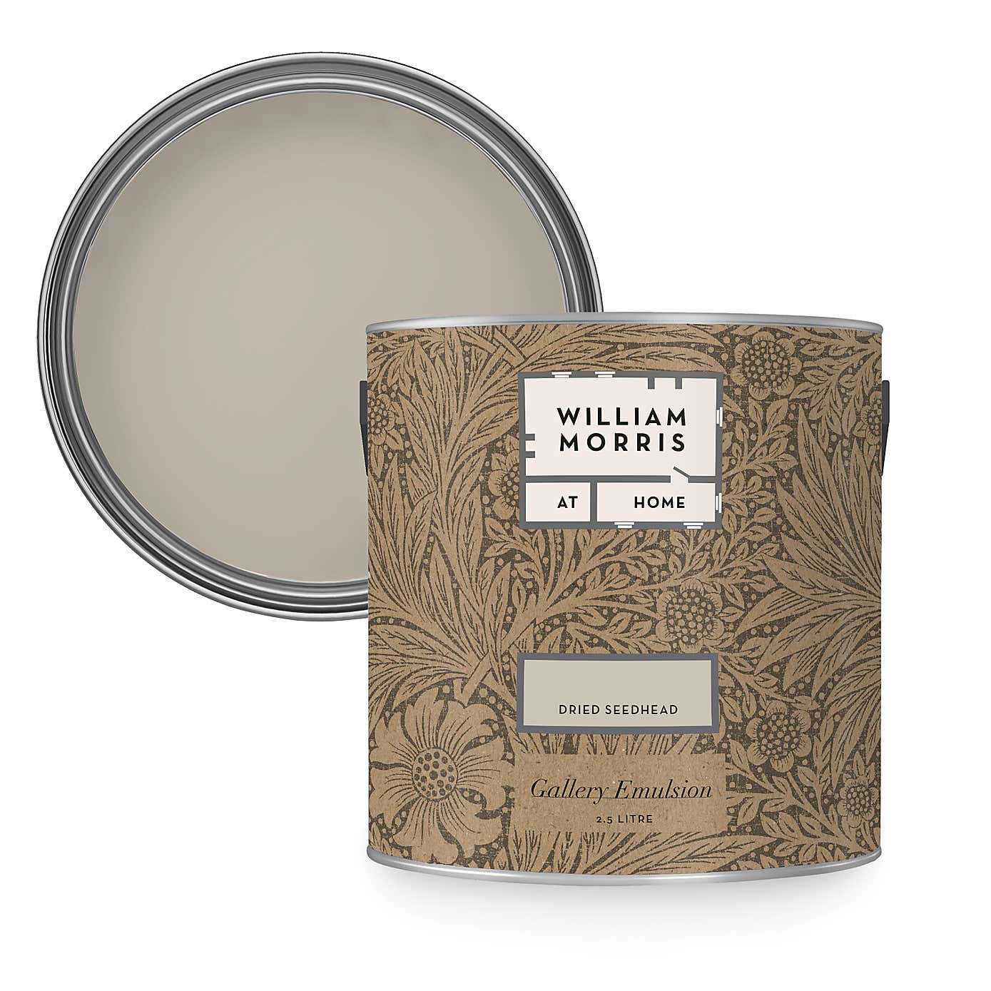 William Morris At Home Dried Seedhead Gallery Emulsion Paint