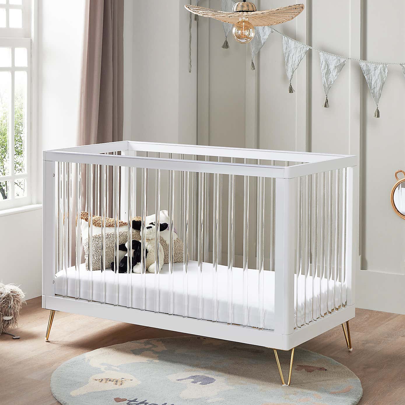 Babymore Kimi Acrylic Cot Bed