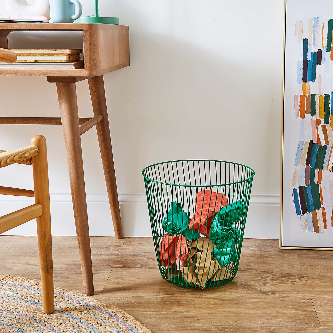 Wire Iron Bin