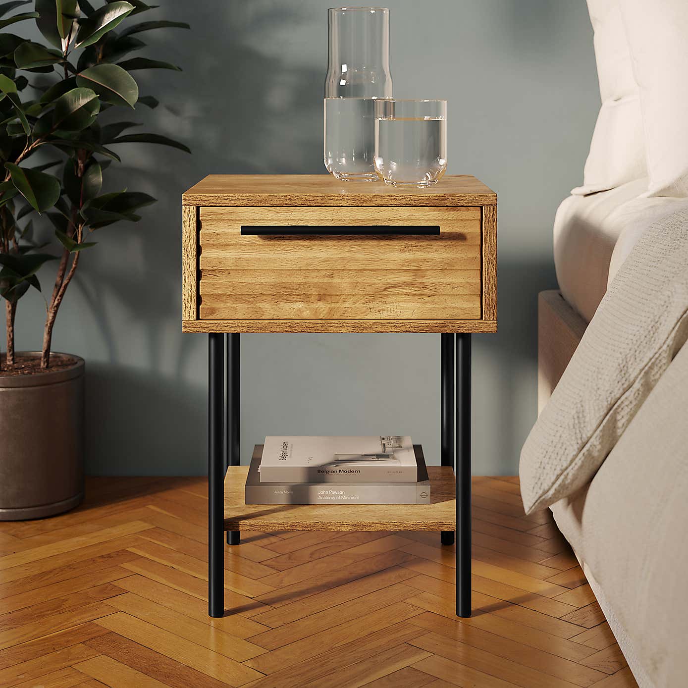 Bryant 1 Drawer Bedside