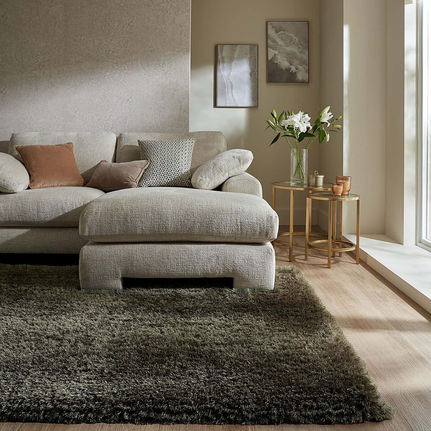 Jewel Shaggy Rug