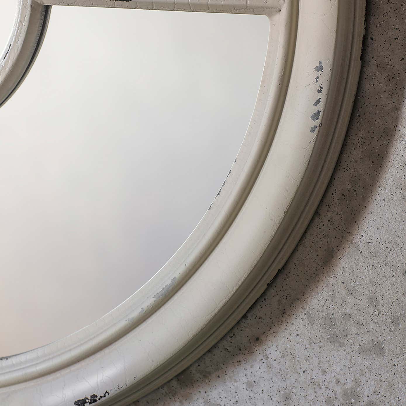 Nikos Window Round Wall Mirror