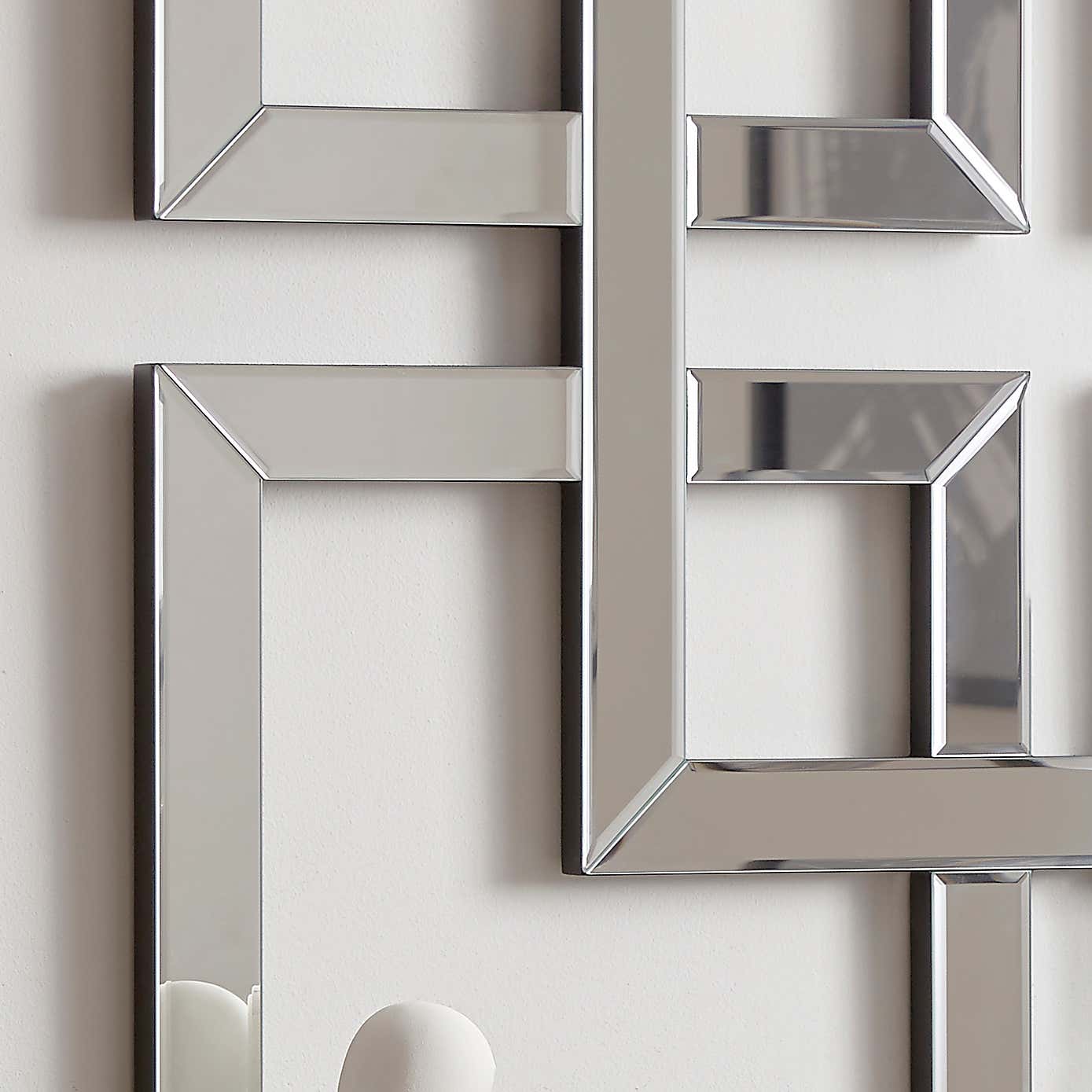 Luxe Decorative Geo Wall Art Mirror 85cm