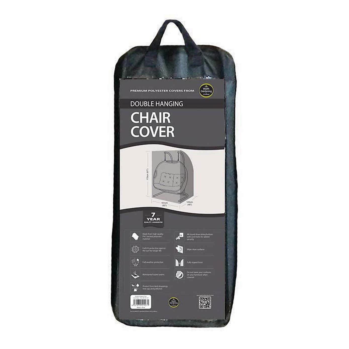 Garland Black Double Hanging Chair Cover