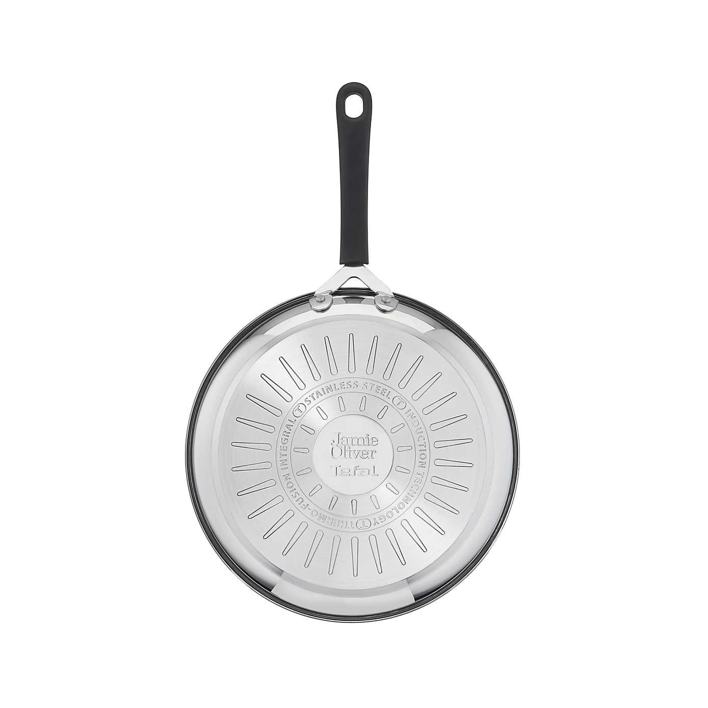 Jamie Oliver by Tefal Quick & Easy Stainless Steel Frying Pan, 28cm