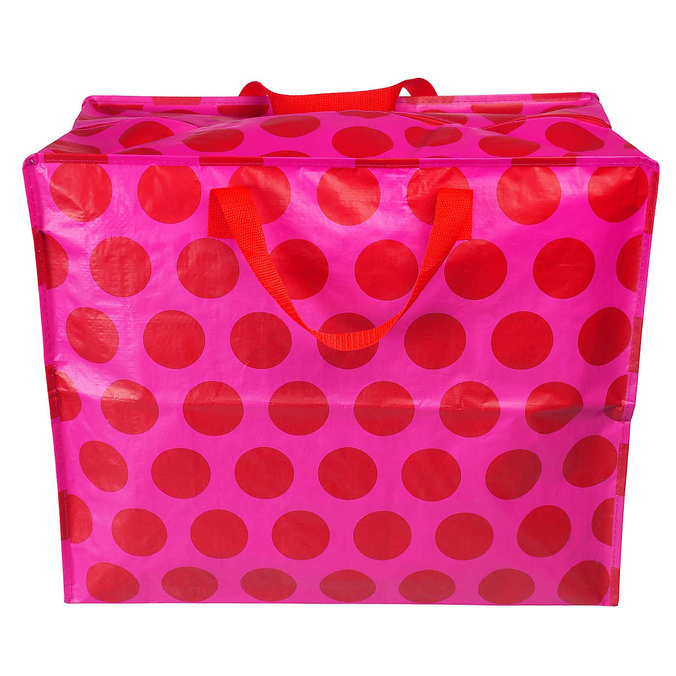 Rex London Red on Pink Spotlight Jumbo Bag