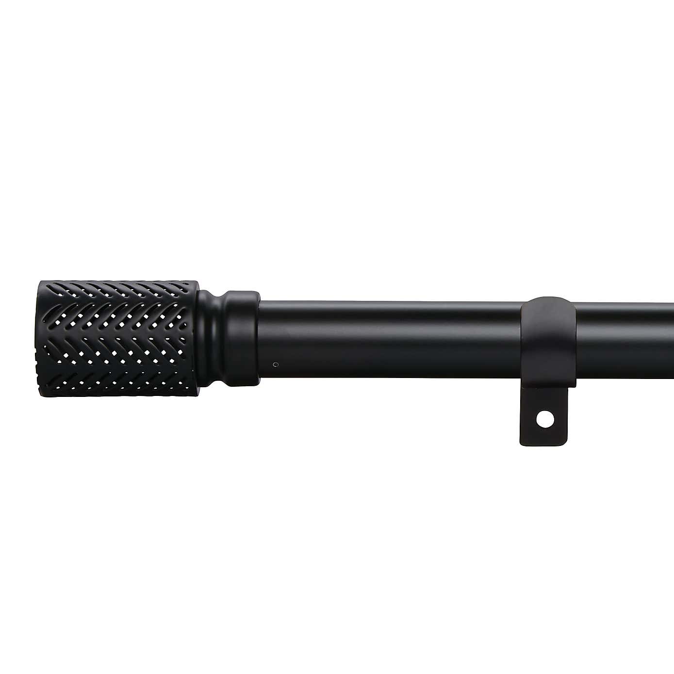 Pierced Metal Extendable Metal Eyelet Curtain Pole​