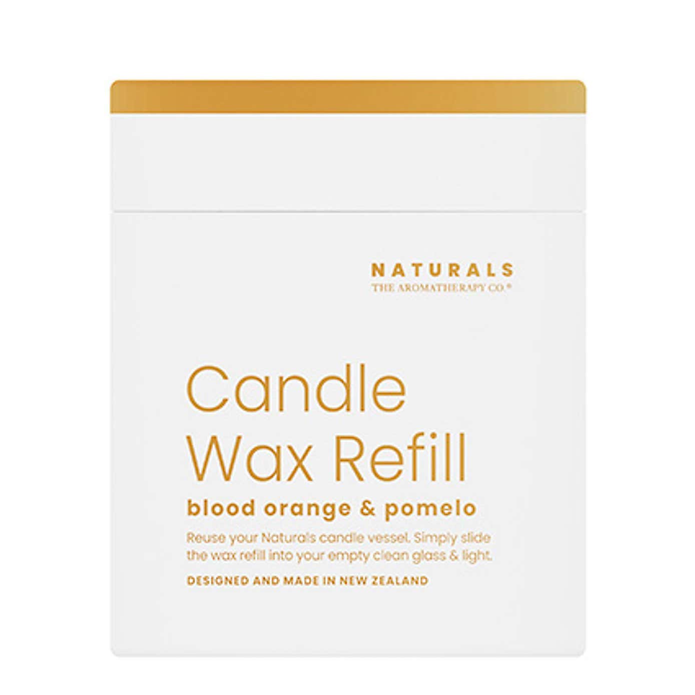 The Aromatherapy Co Naturals Blood Orange & Pomelo Candle Wax Refill