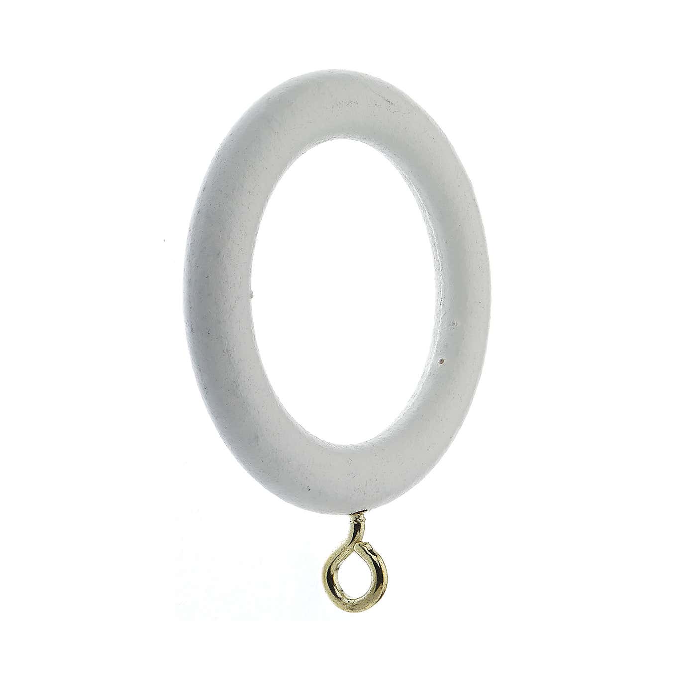 Pack of 6 Venice Wooden Curtain Rings Dia. 28mm