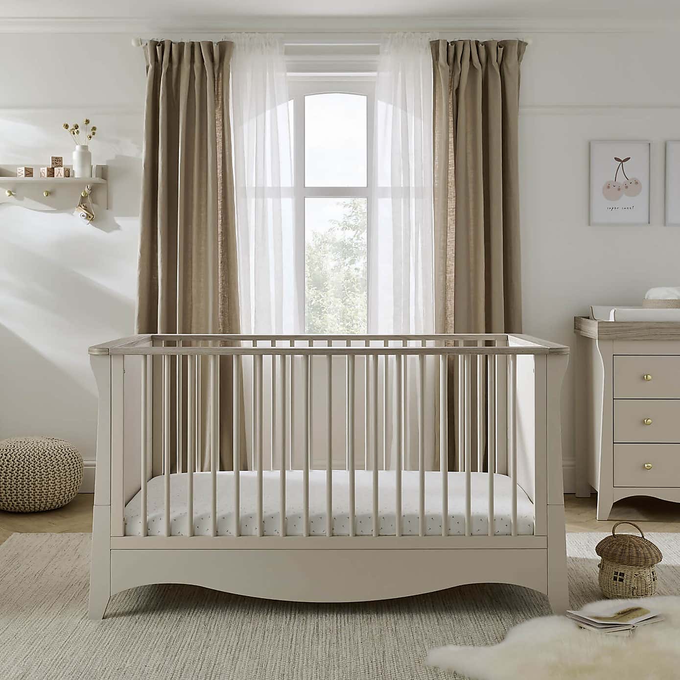CuddleCo Clara 2 Piece Nursery Furniture Set