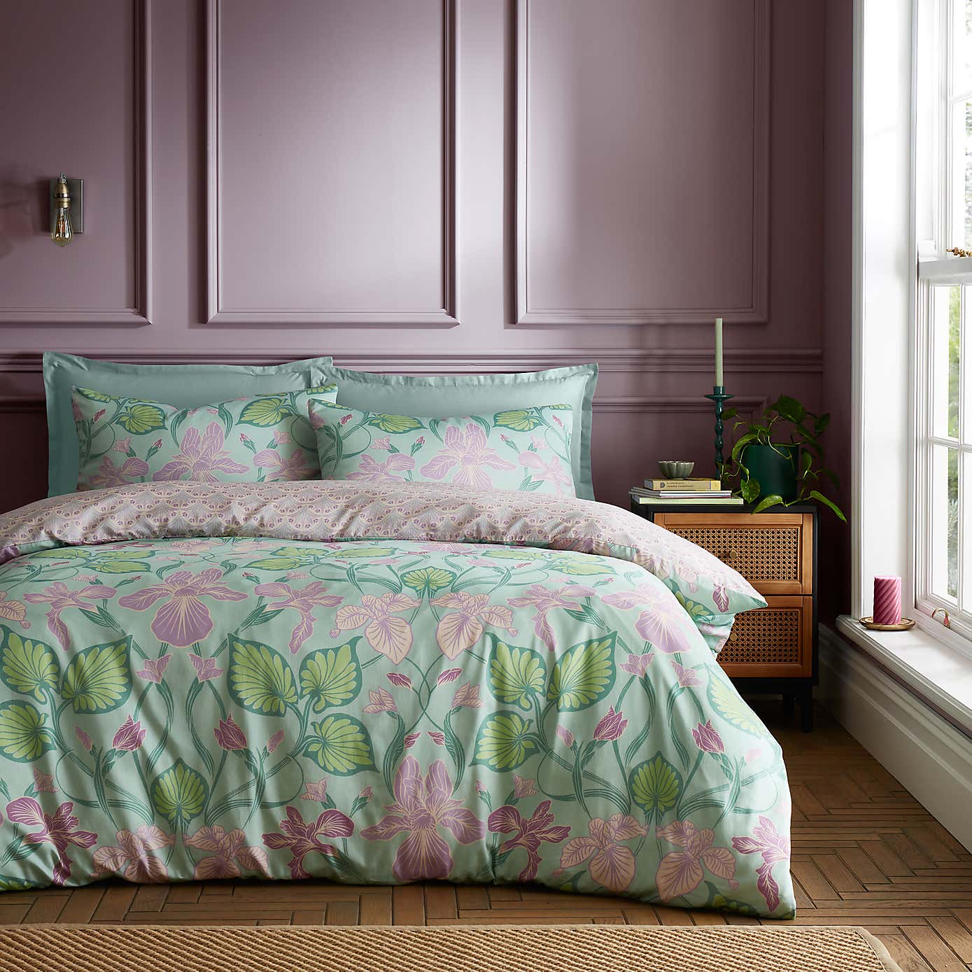 Nouveau Trail 100% Cotton Duvet Cover and Pillowcase Set