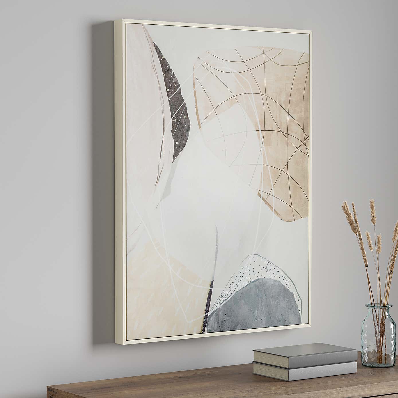 Natural Pebble Canvas 60x80cm